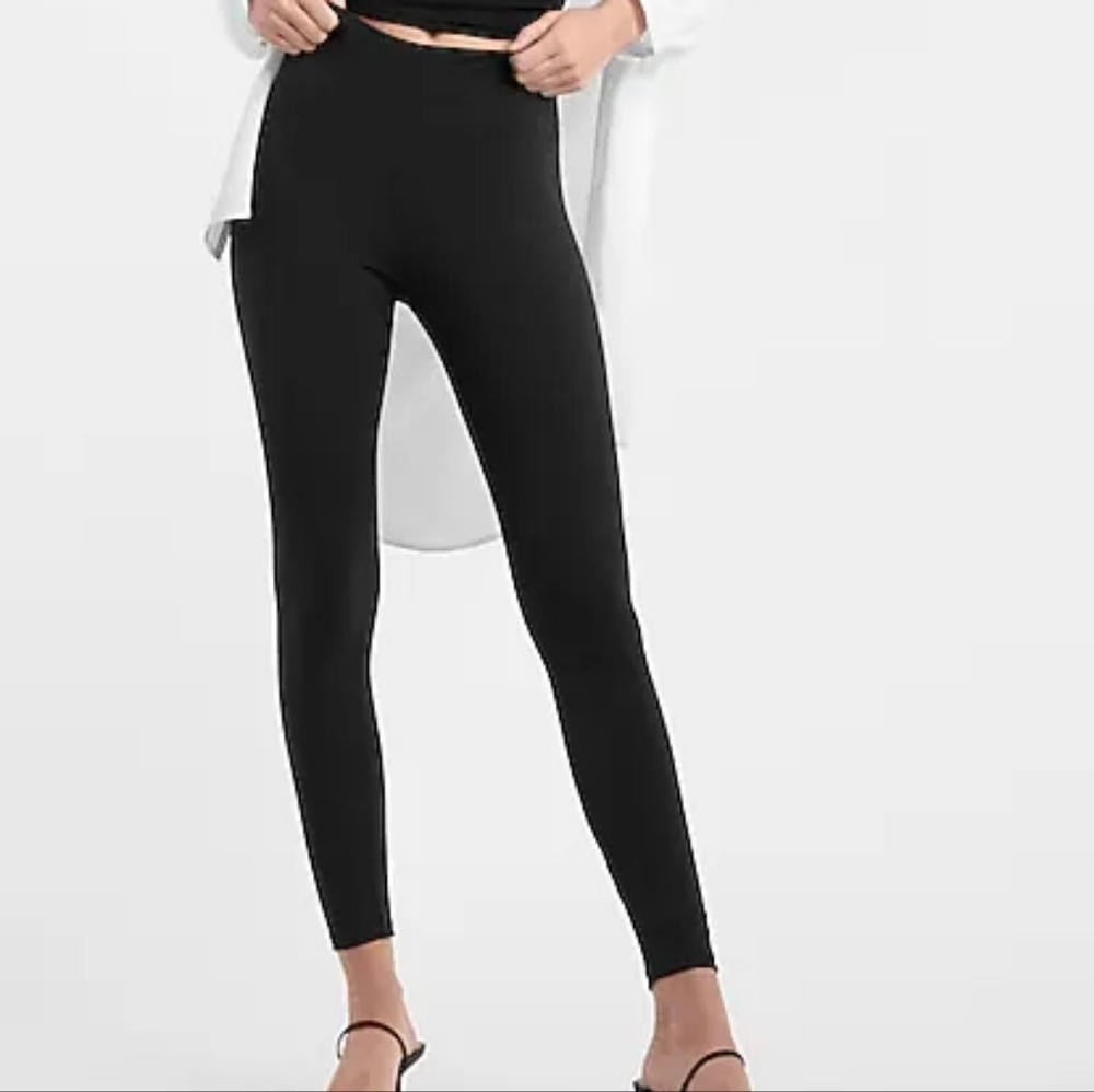 Express Super High Waisted Body Contour Leggings size medium - Picture 4 of 7